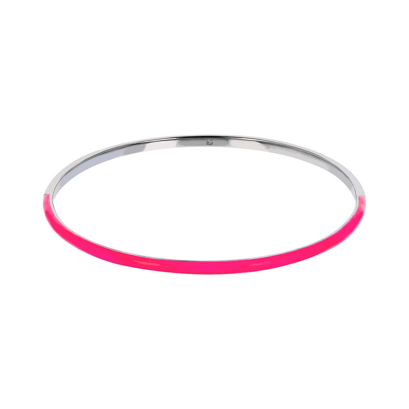 Gold &amp; Colored Enamel Bangle Bracelet