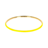 Gold &amp; Colored Enamel Bangle Bracelet