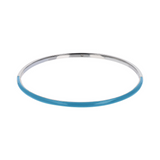 Gold &amp; Colored Enamel Bangle Bracelet