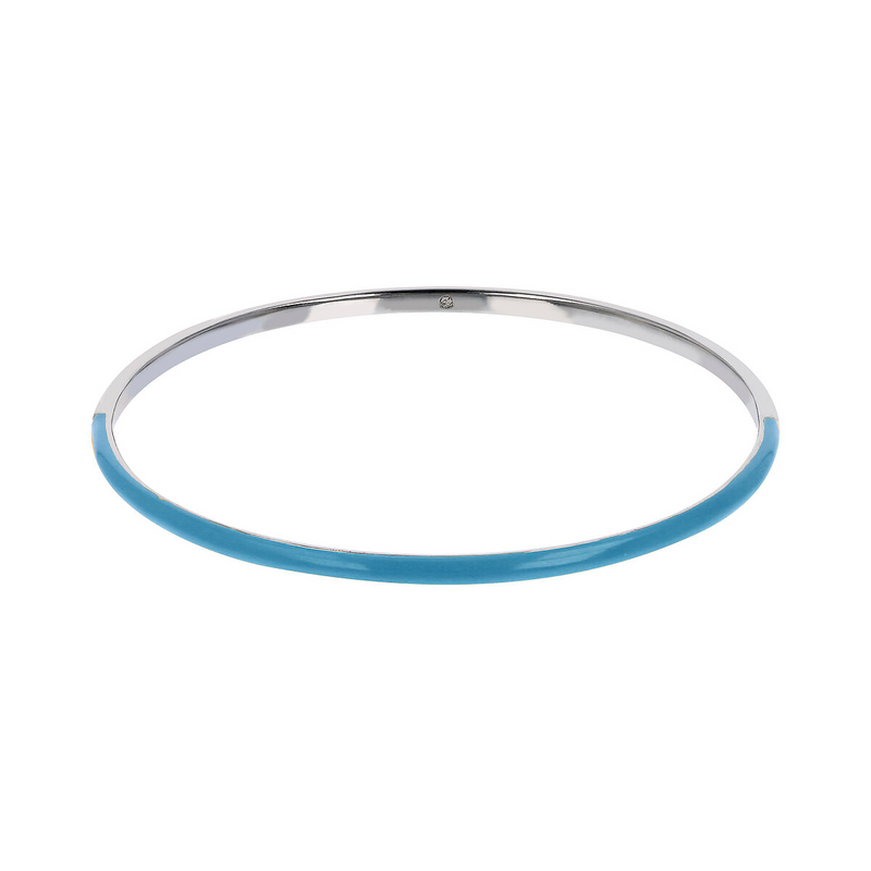 Gold &amp; Colored Enamel Bangle Bracelet