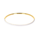 Gold &amp; Colored Enamel Bangle Bracelet