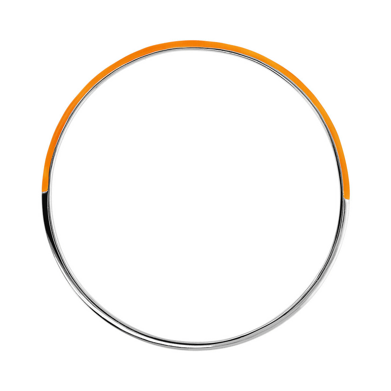 Gold &amp; Colored Enamel Bangle Bracelet