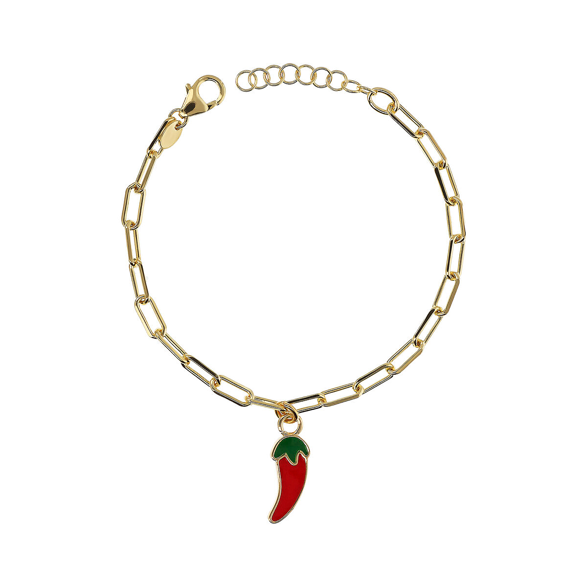 Sapore di Mare. Bracciale 1 Ciondolo Limone/ Peperoncino/ Polpo - L DI LINDA