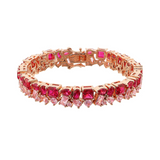 Princess Bracelet Pink Ruby