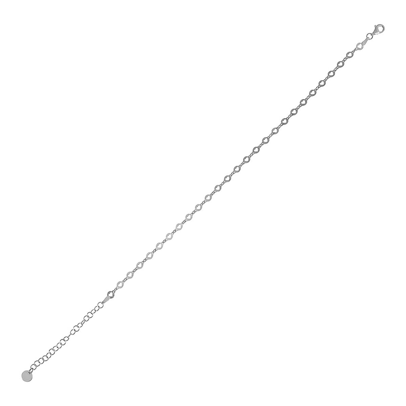 Fine anklet with little hearts