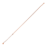 Fine anklet with little hearts