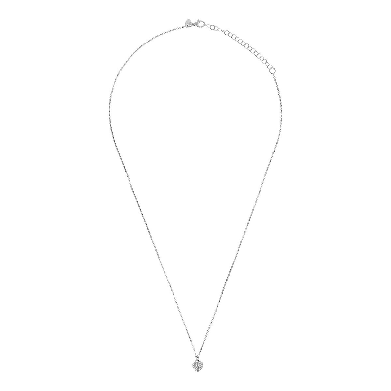 Fine necklace with zirconia heart