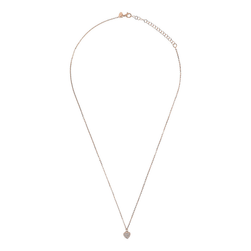 Fine necklace with zirconia heart