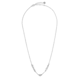 Necklace with names and little heart