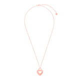 Heart necklace with name