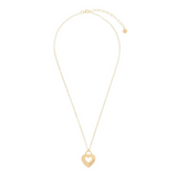 Heart necklace with name