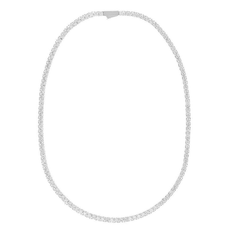 Tennis Necklace in Zircons
