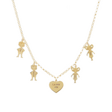 Collana Famiglia con Bambolini personalizzati