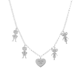 Collana Famiglia con Bambolini personalizzati