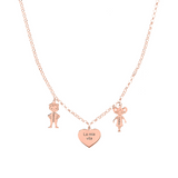 Collana Famiglia con Bambolini personalizzati
