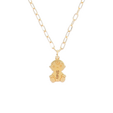 Necklace with Puppy and Engraving