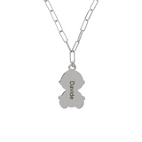 Necklace with Puppy and Engraving