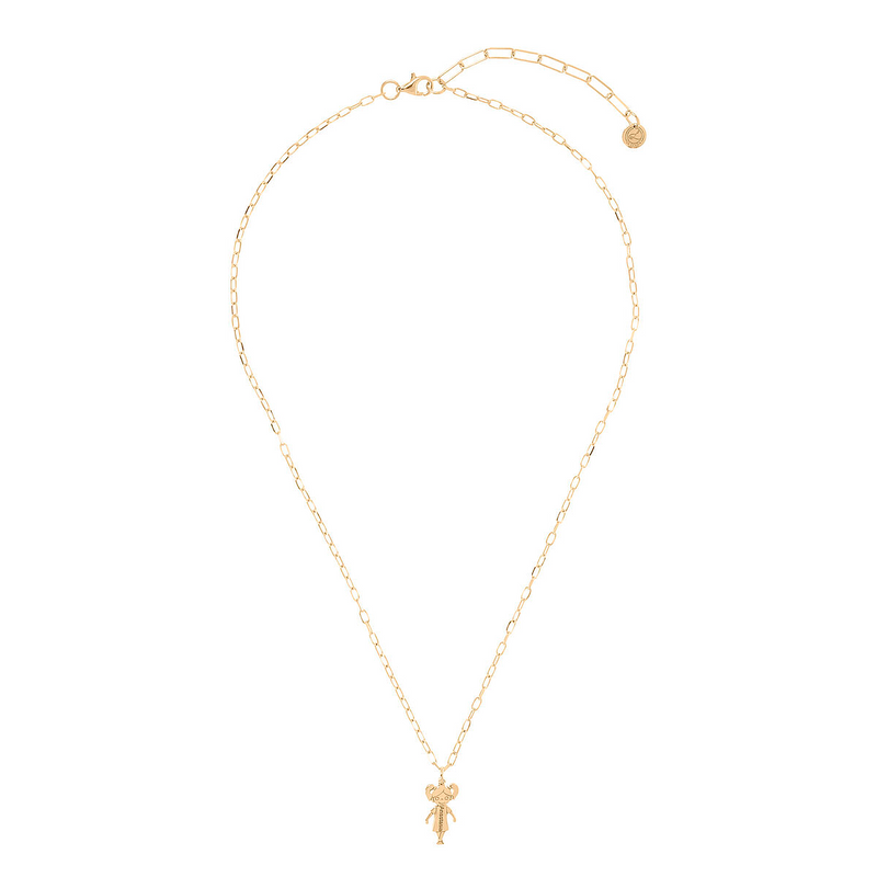 Necklace with Puppy and Engraving