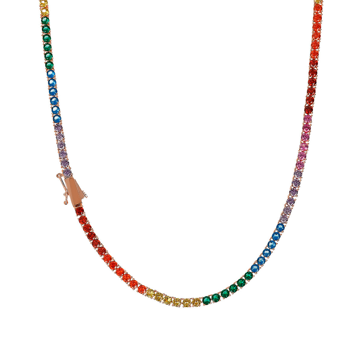 Collana Tennis Rainbow - L DI LINDA