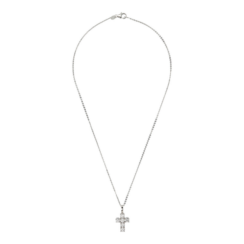 Zircon Cross Necklace