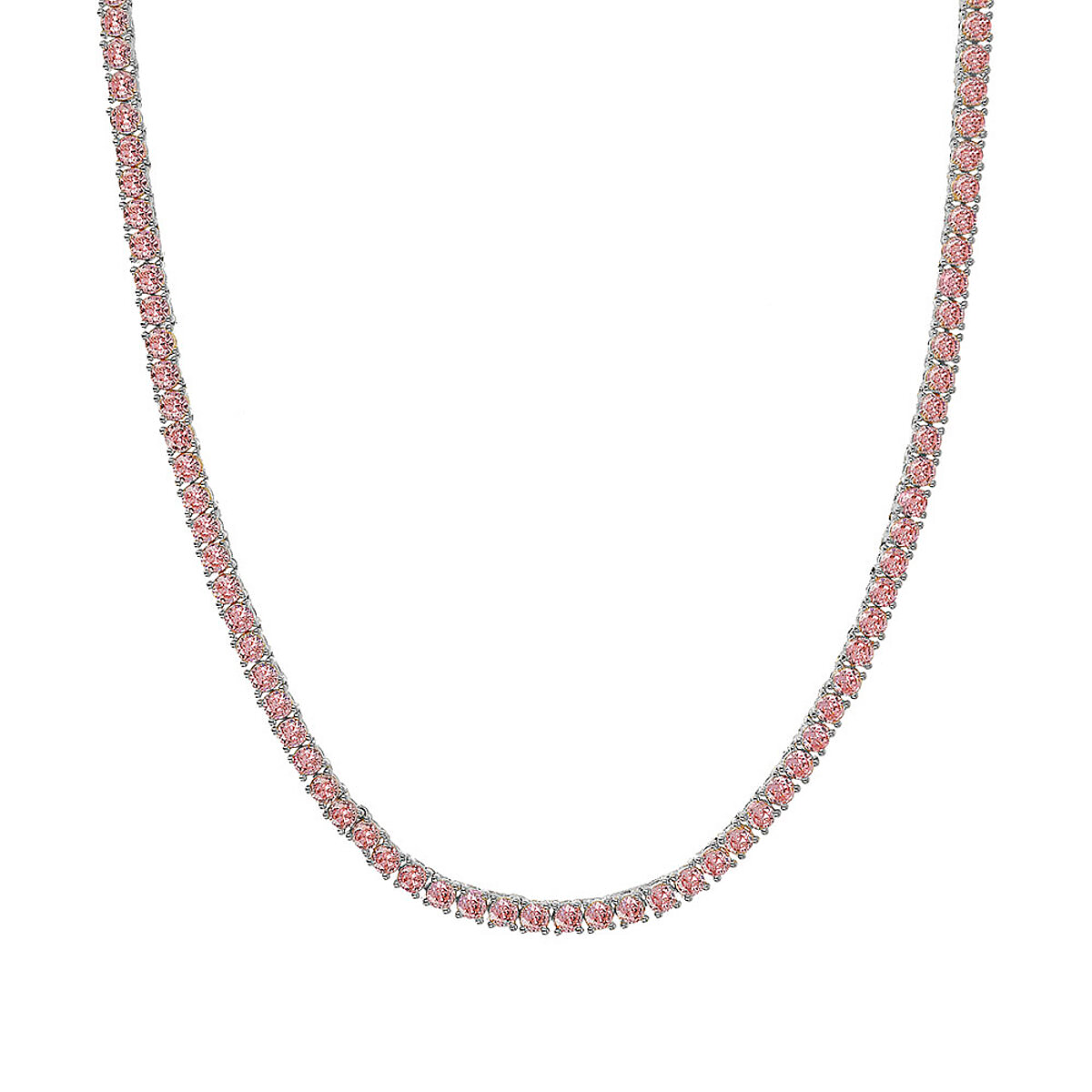 Collana Tennis Rosa - L DI LINDA