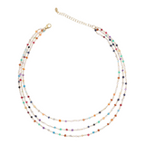 3 Row Rosary Necklace