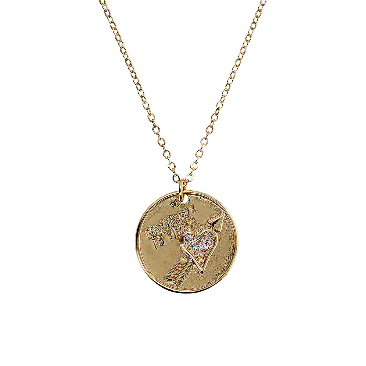 Collana con Tondo a Moneta - L DI LINDA
