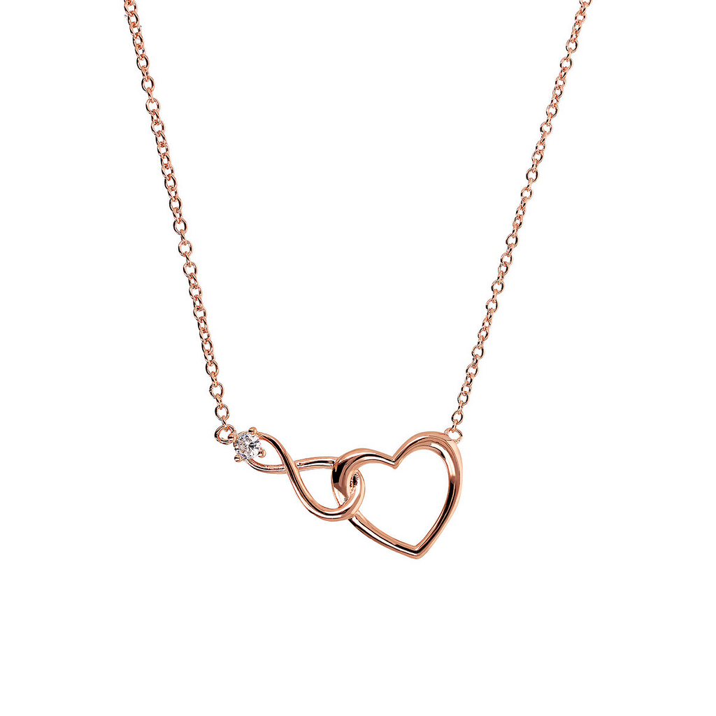 Collana Cuore Infinito Argento Sterling 925 per San Valentino Collana Cuore Infinito Argento Sterling 925 per San Valentino