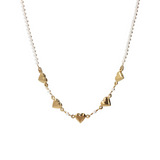 Pearls and Hearts Necklace