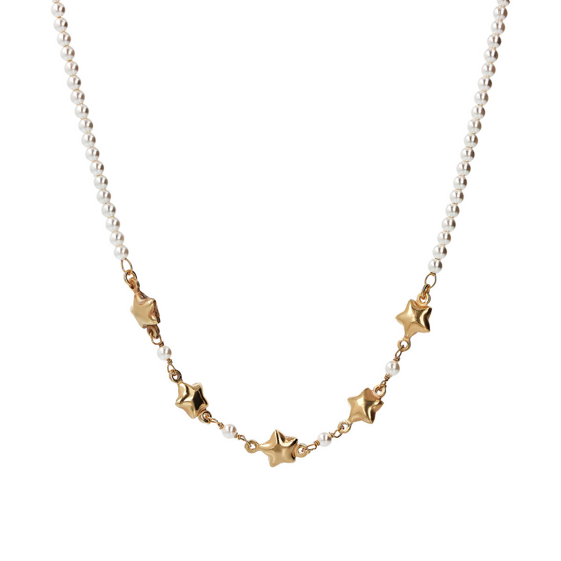 Pearls and Stars Necklace