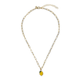 Taste of the Sea: Necklace 1 Pendant lemon/chili/octopus