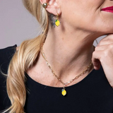 Taste of the Sea: Necklace 1 Pendant lemon/chili/octopus
