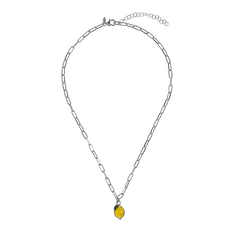 Taste of the Sea: Necklace 1 Pendant lemon/chili/octopus