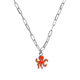 Taste of the Sea: Necklace 1 Pendant lemon/chili/octopus
