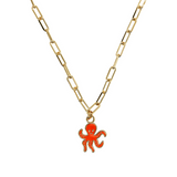 Taste of the Sea: Necklace 1 Pendant lemon/chili/octopus
