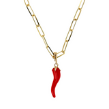 Taste of the Sea: Long Necklace with Sea Pendant