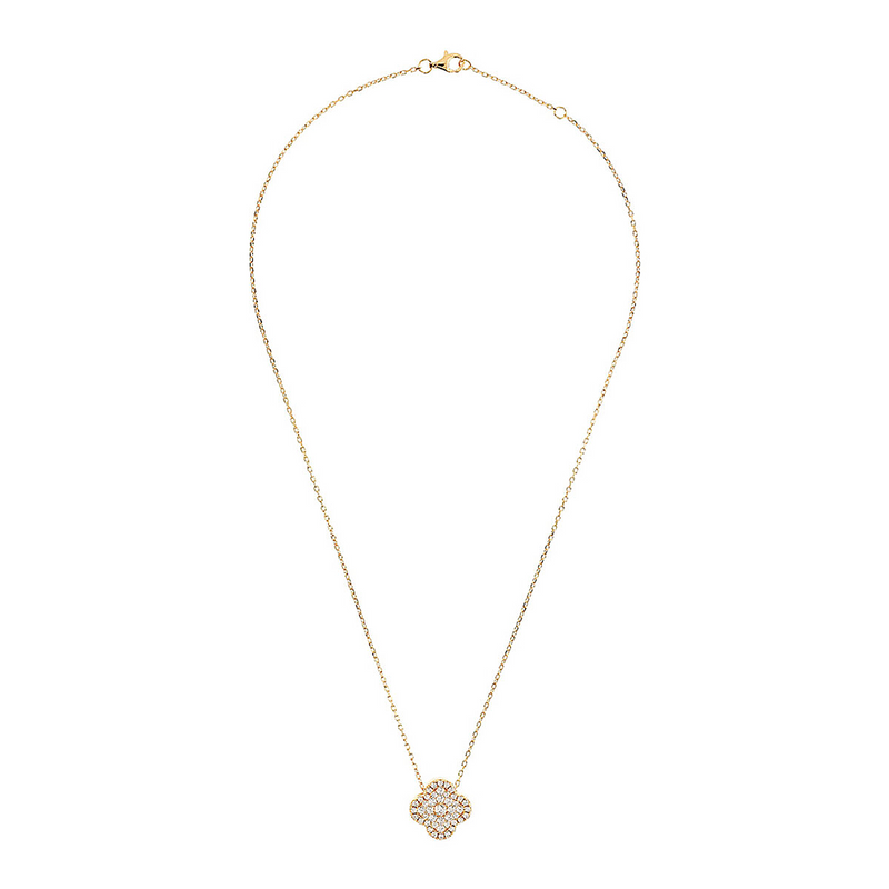 Double Color Clover Necklace