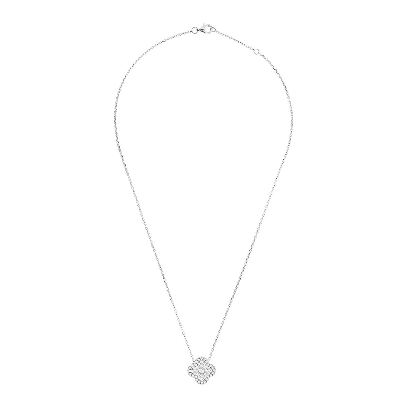 Double Color Clover Necklace