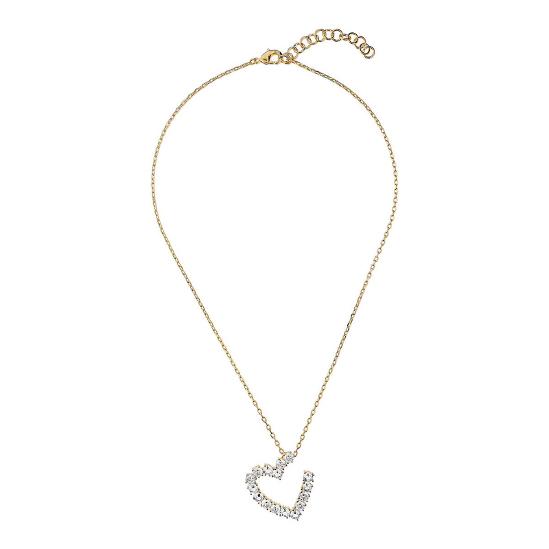Collana Cuori Zirconi