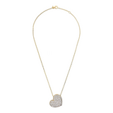 Heart Pendant Necklace with Pavé
