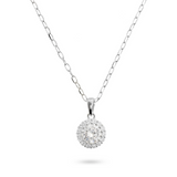 Harmony of Colors Necklace: Round Stone Pendant