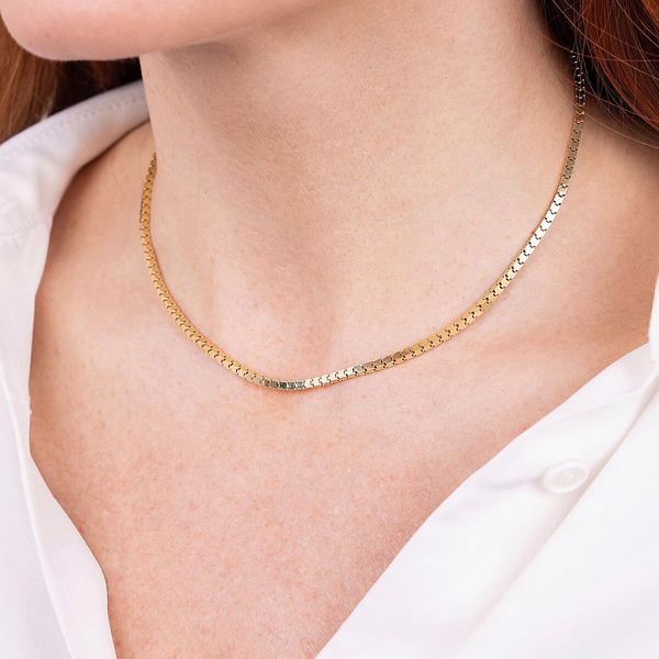 Sparkling Cube Necklace with Magnet