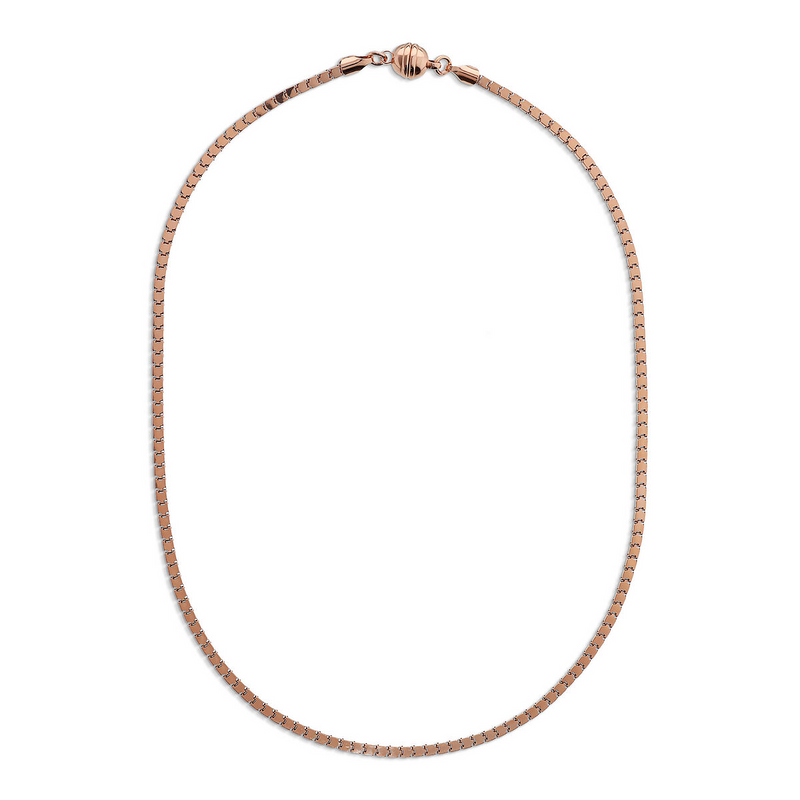 Sparkling Cube Necklace with Magnet