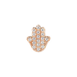 Hand earring with zirconia