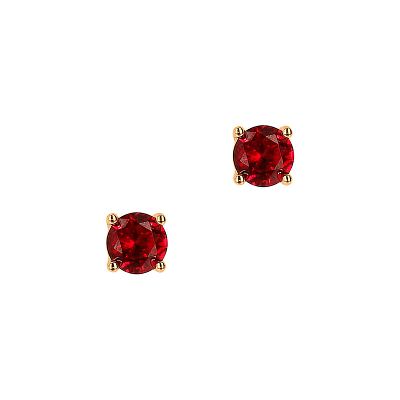 Mini Colored Light Points Couple Earrings