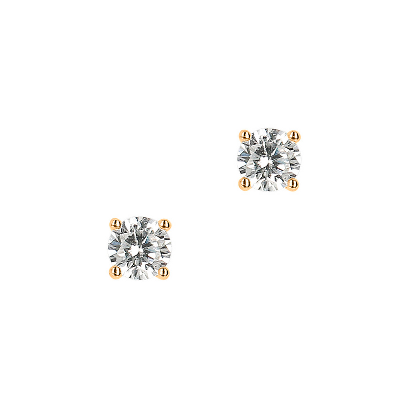 Mini Colored Light Points Couple Earrings