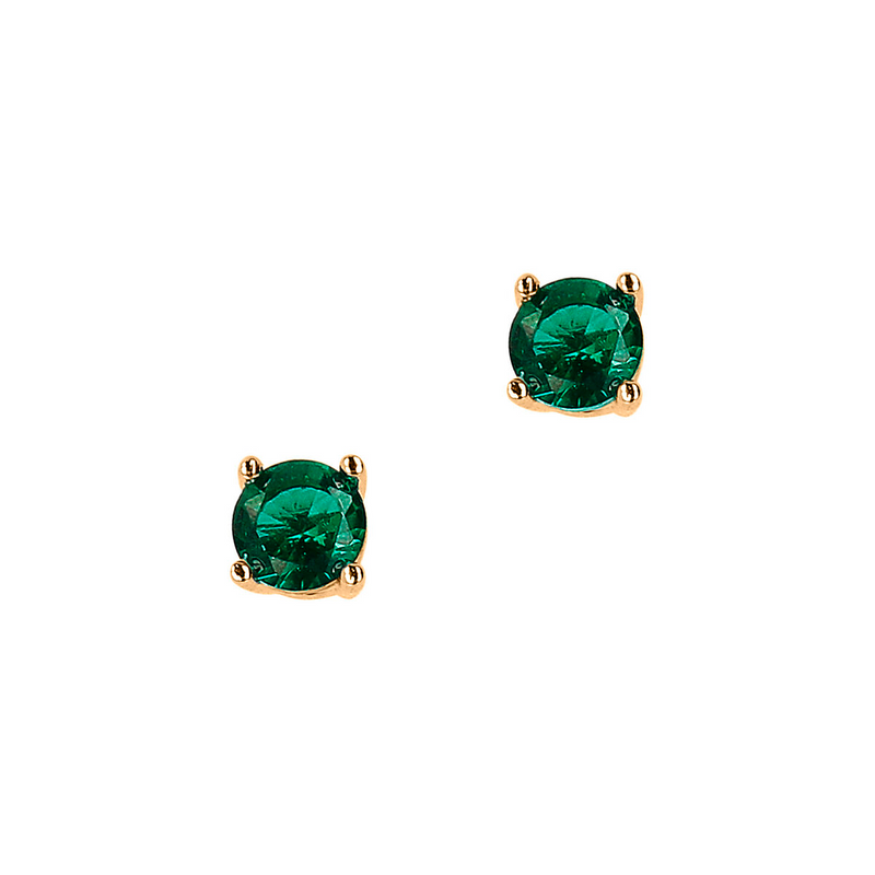 Mini Colored Light Points Couple Earrings