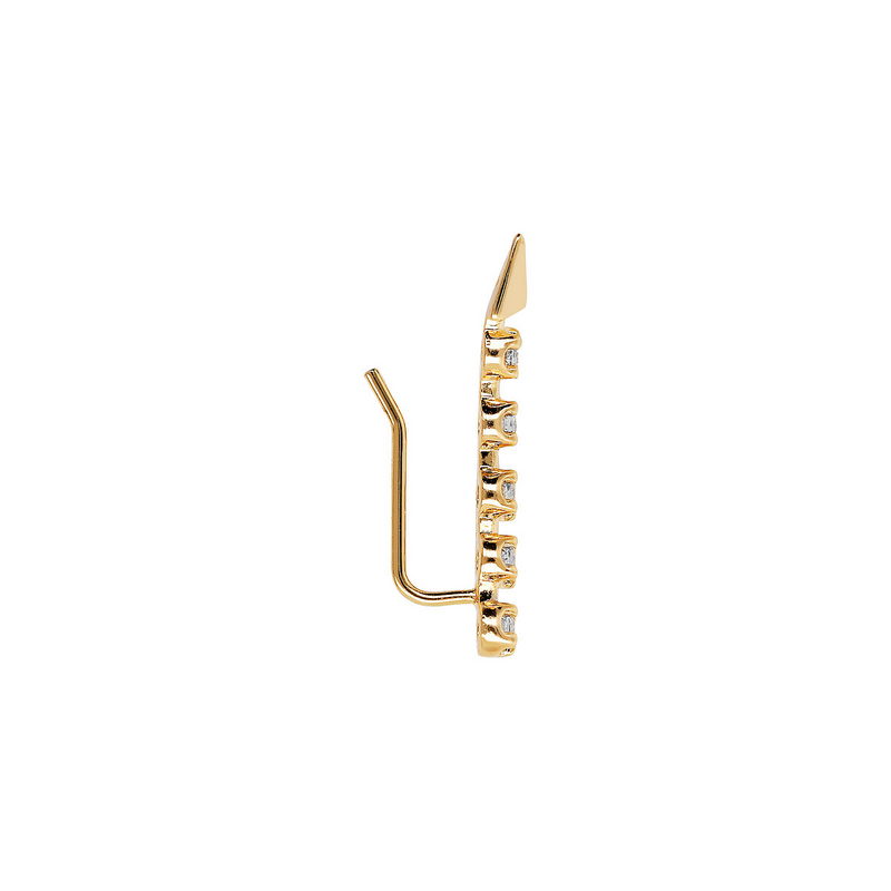 Single Earring Arrow and Zirconia