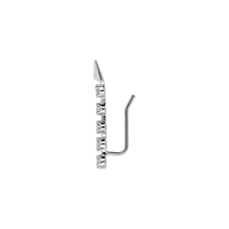 Single Earring Arrow and Zirconia