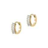 Mini Baguette Earrings Colorful
